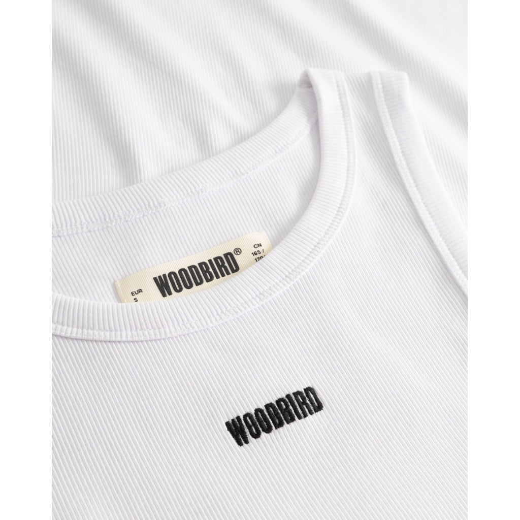 WOODBIRD - Dee Rib Tank Top White