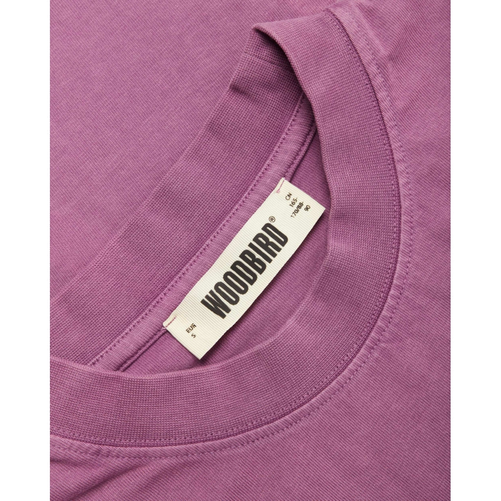 WOODBIRD - Balo Tee Washed Purple