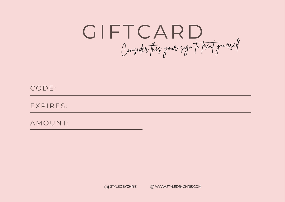 Gift Card - Styled by Chris STUDIO