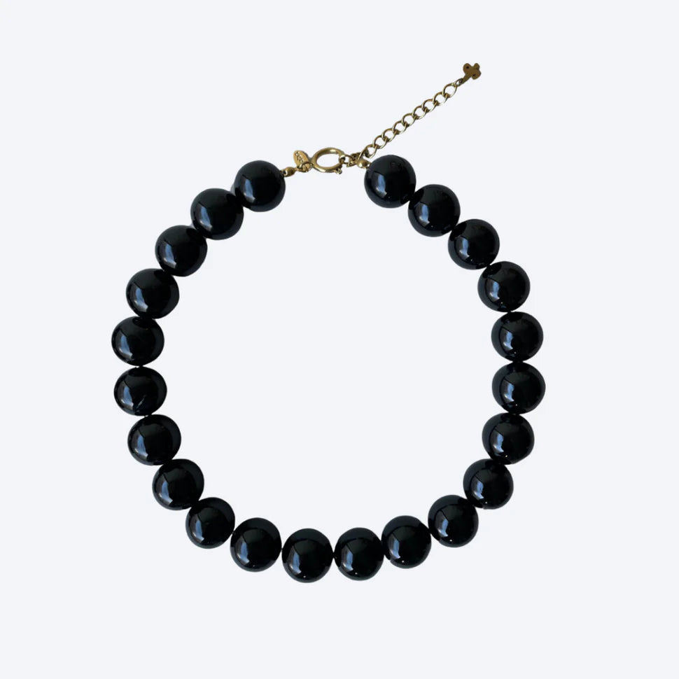 Babs The Label - Midnight black necklace