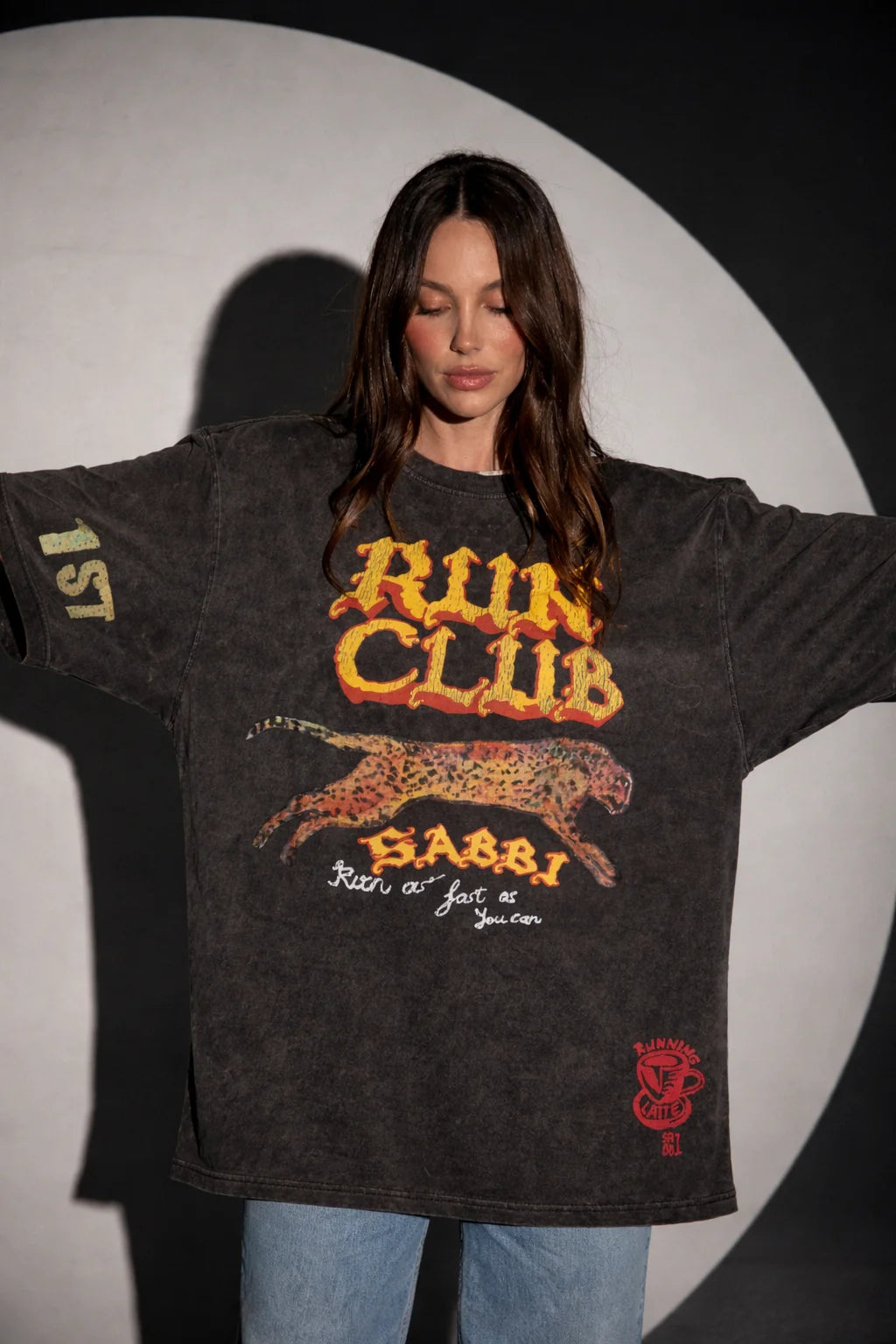 SABBI - Run Club Tee Black