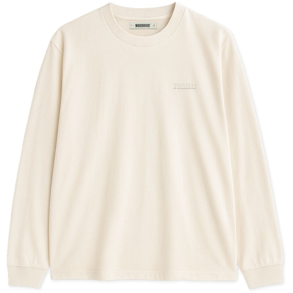 WOODBIRD - Baine Longsleeve Off White