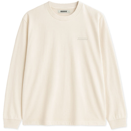 WOODBIRD - Baine Longsleeve Off White