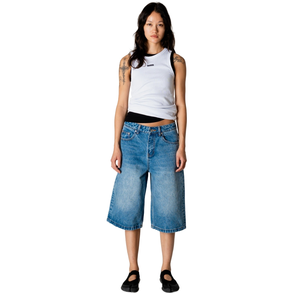 WOODBIRD - Dee Rib Tank Top White