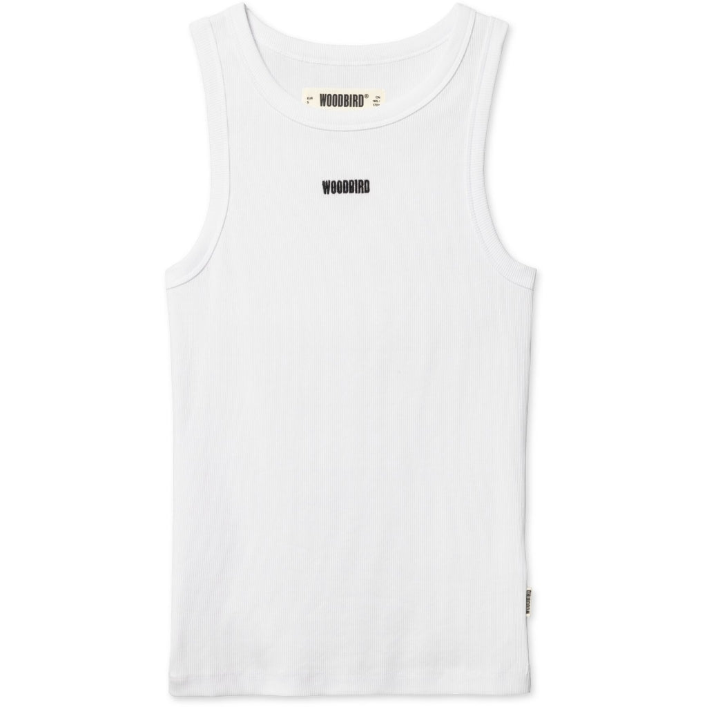 WOODBIRD - Dee Rib Tank Top White