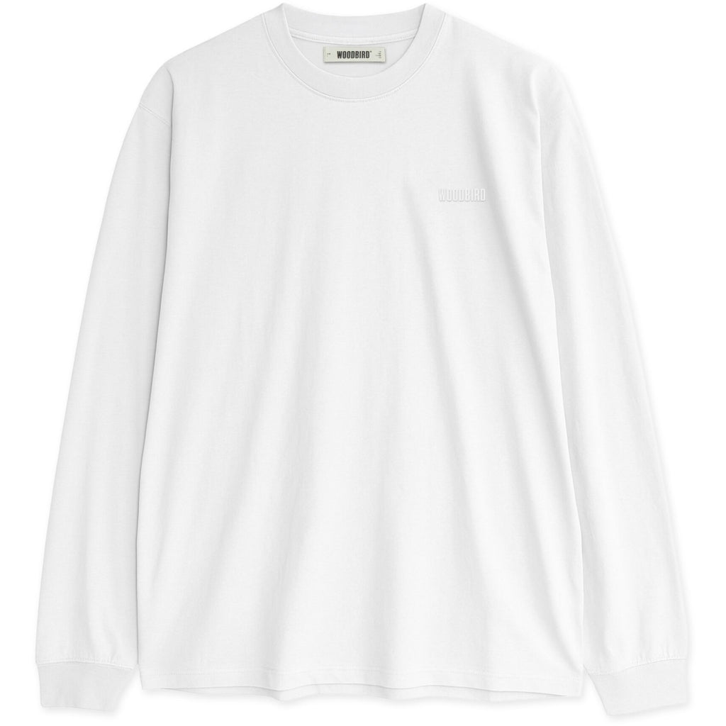 WOODBIRD - Baine Longsleeve White