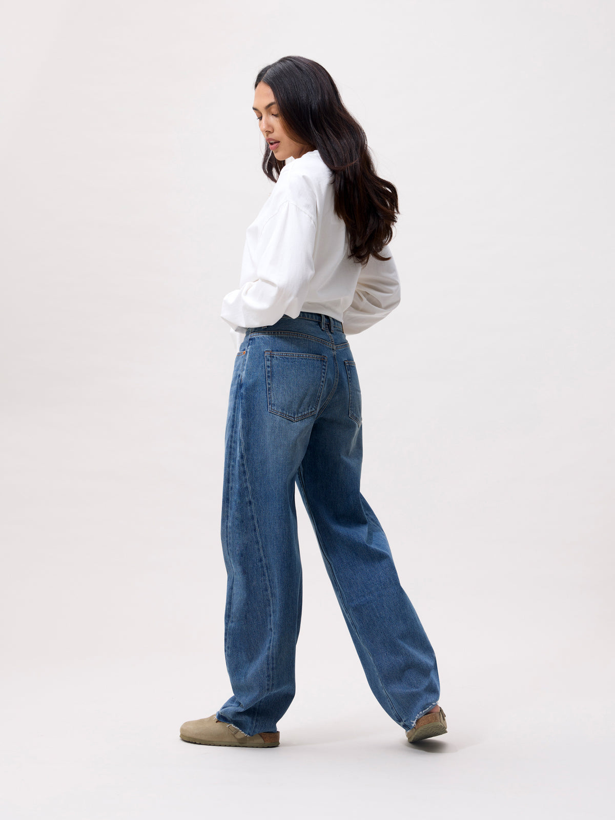 Jeans Super Barrel Fit Medium Blue