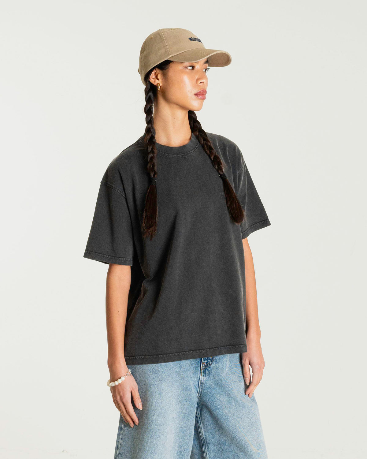 WOODBIRD - Balo Tee Washed Black