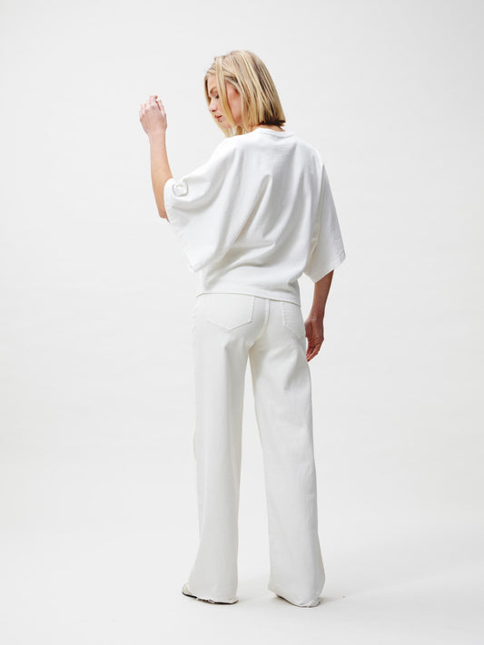 Catwalk Junkie - batwing sleeve t-shirt off white