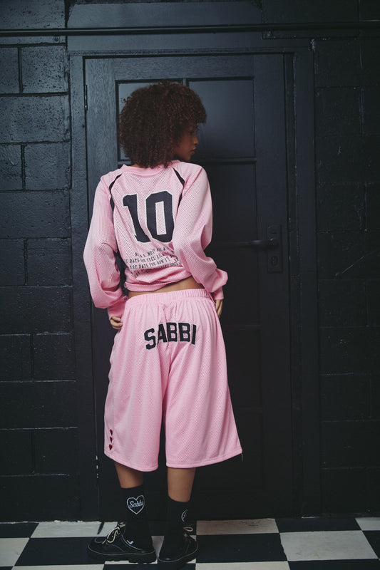 SABBI - The 10 Mesh Top Pink