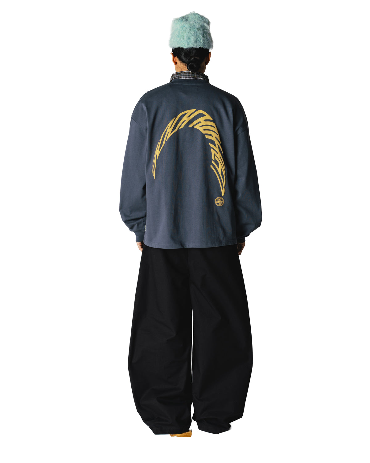WOODBIRD - Beam Longsleeve Warp Blue