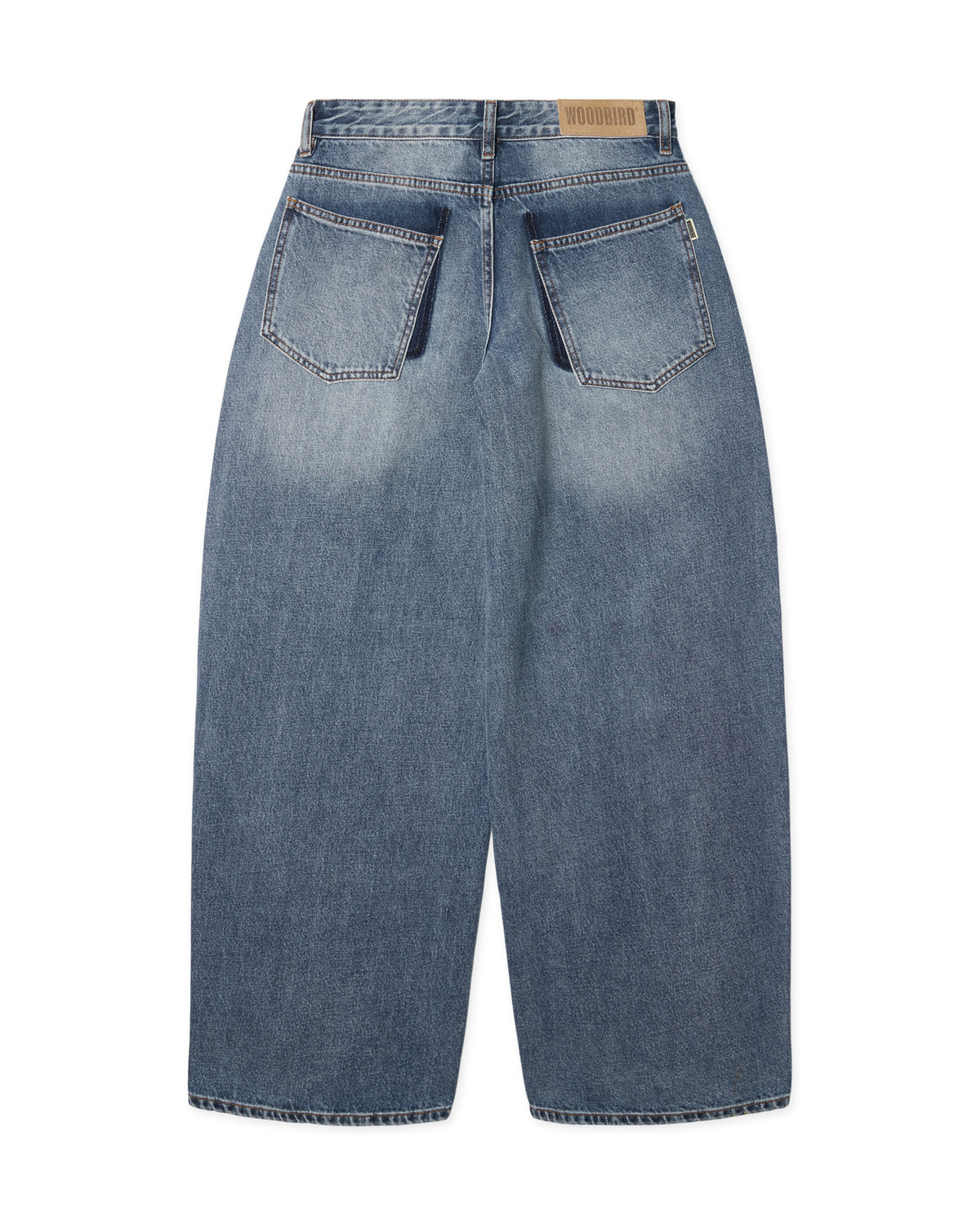 achterkant van de vega light jeans met zichtbare achterzakken