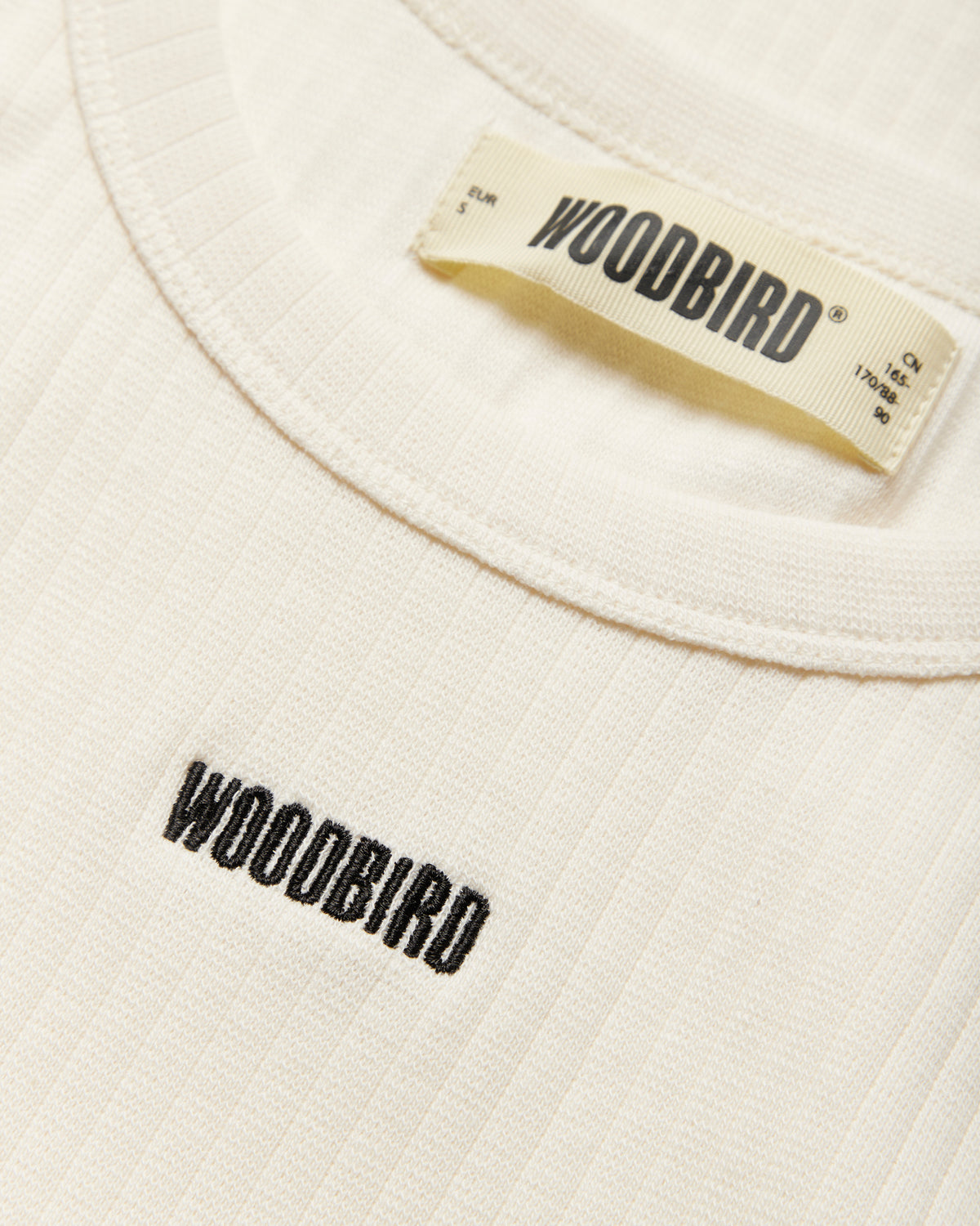WOODBIRD - Dee rib tank top off-white
