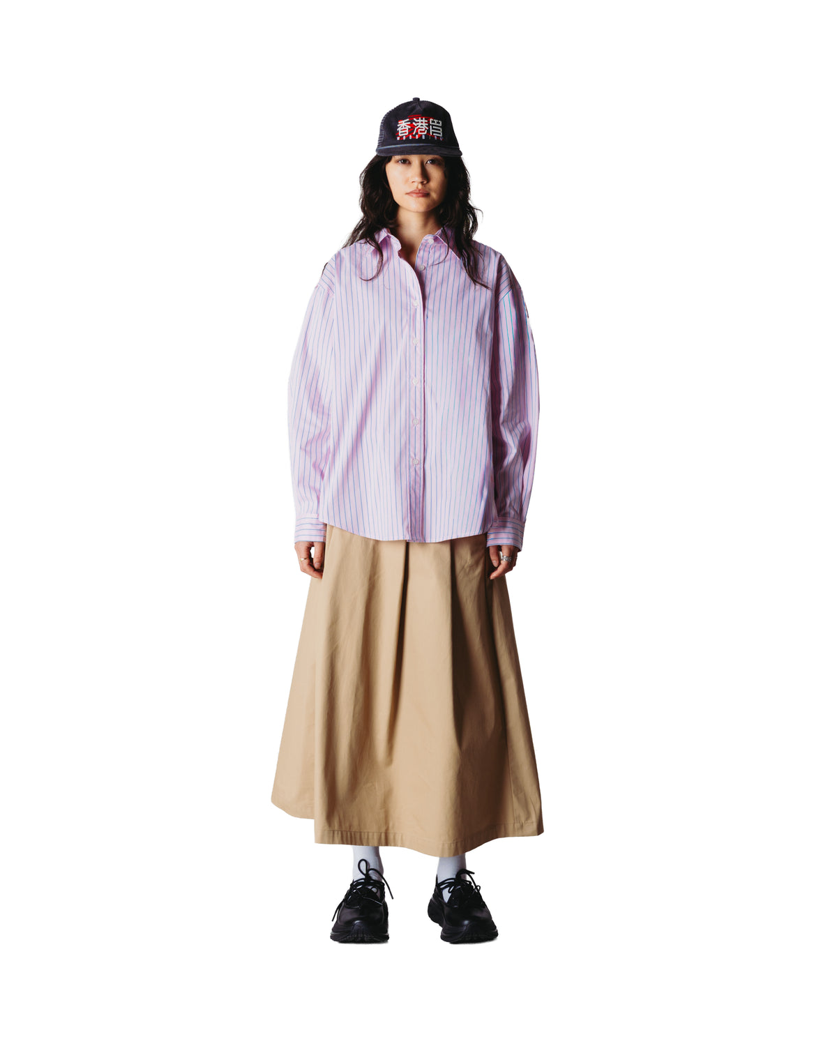 WOODBIRD - Liva stripe shirt