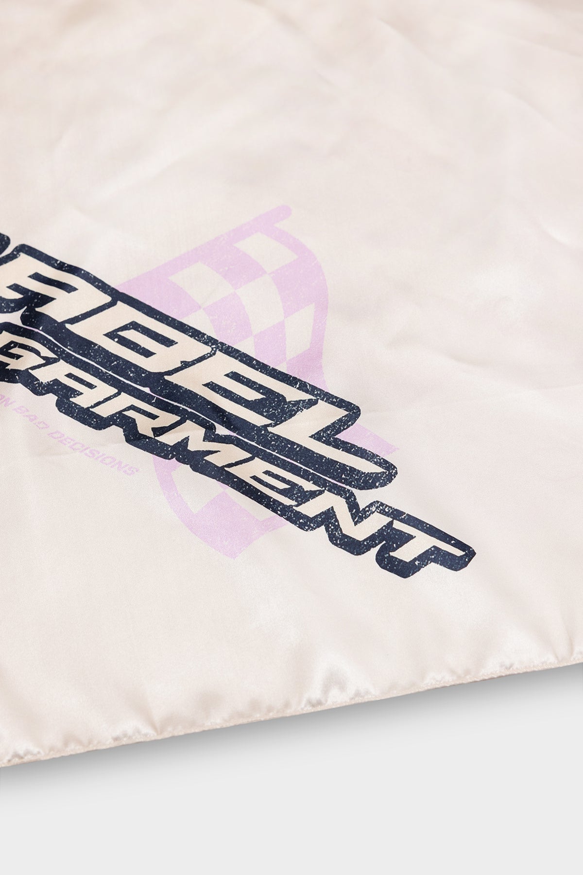 Label Garment - Pitlane Satin Scarf Off White
