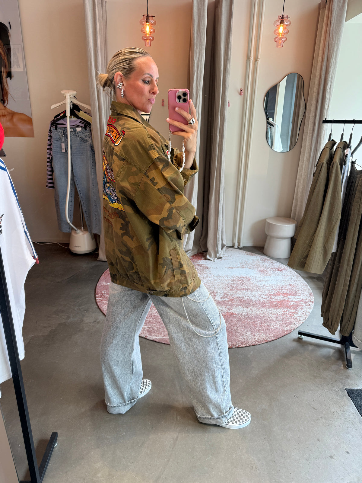 Jeans damaged grey