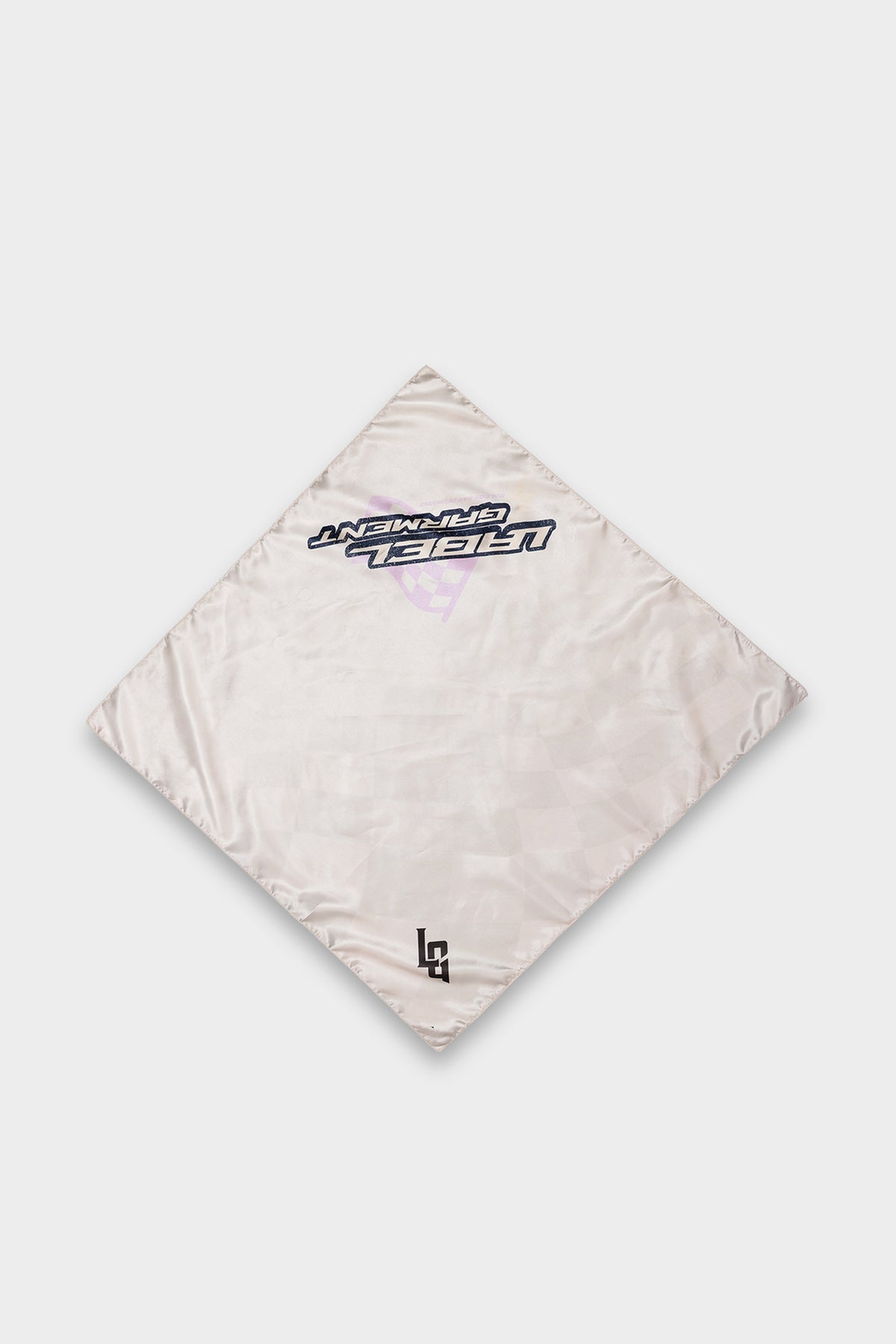 Label Garment - Pitlane Satin Scarf Off White