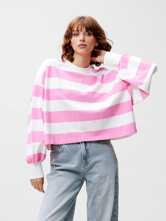 Catwalk Junkie - Oversized striped long-sleeve