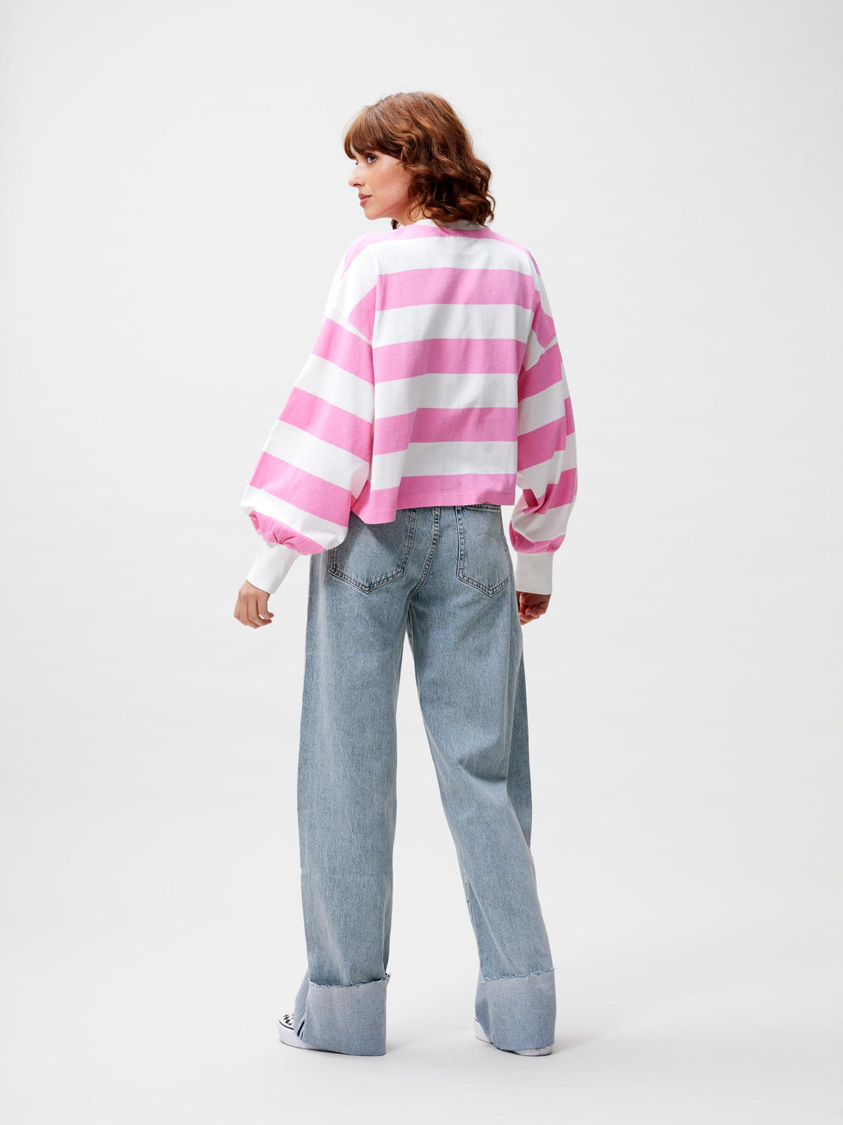 Catwalk Junkie - Oversized striped long-sleeve