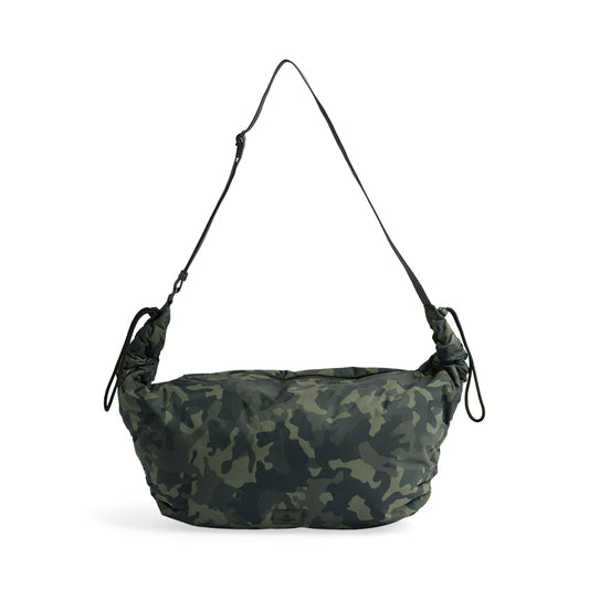 markberg alpine bag camo, vooraanzicht met verstelbare schouderband