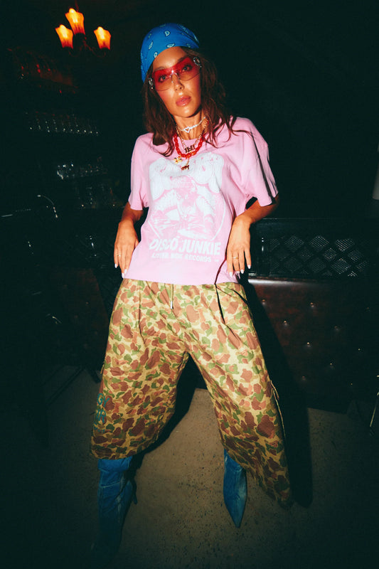 DJ Cat Tee Pink