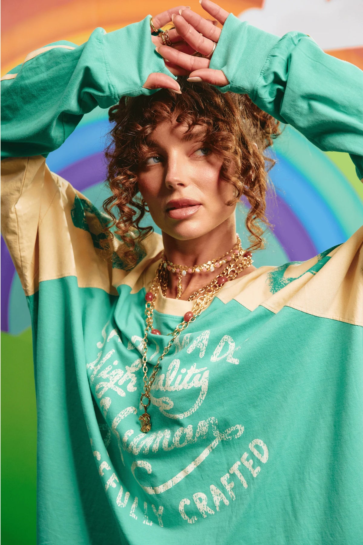 SABBI - The High Quality Human Tee Green