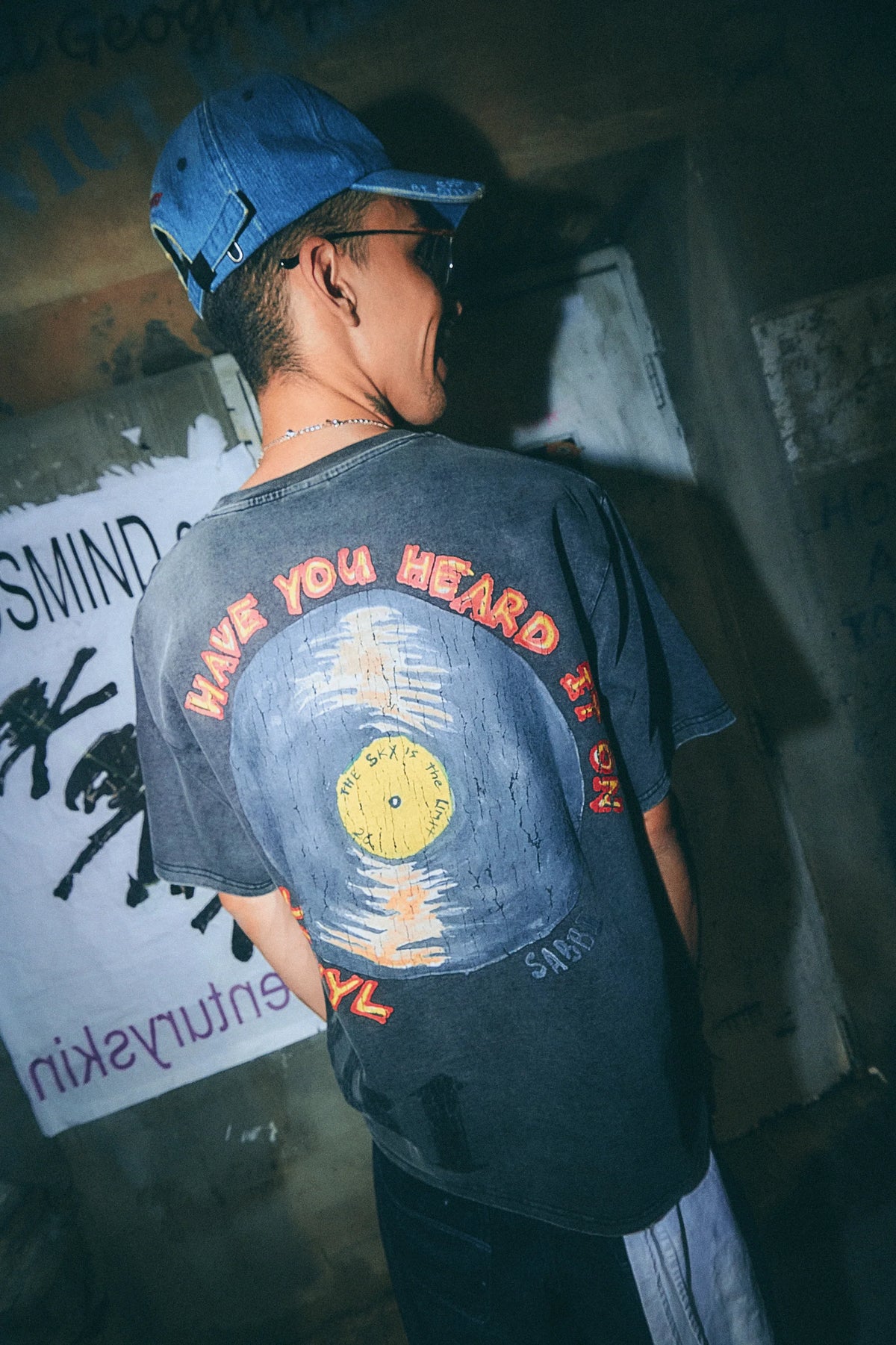 The Vinyl Shop Tee Black