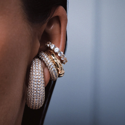 Billion Avenue -<!--en-->Bulb Diamond Earstud gold