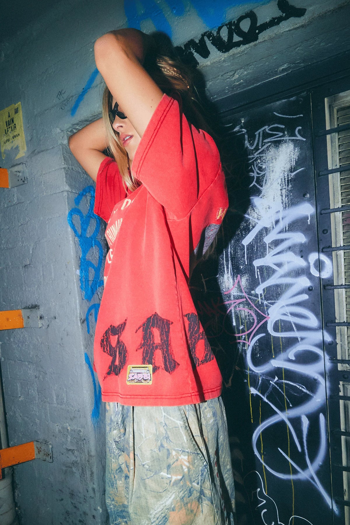 The Vinyl Shop Tee Red