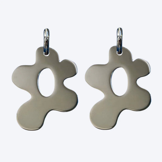 Babs The Label - Wild bloom earrings silver