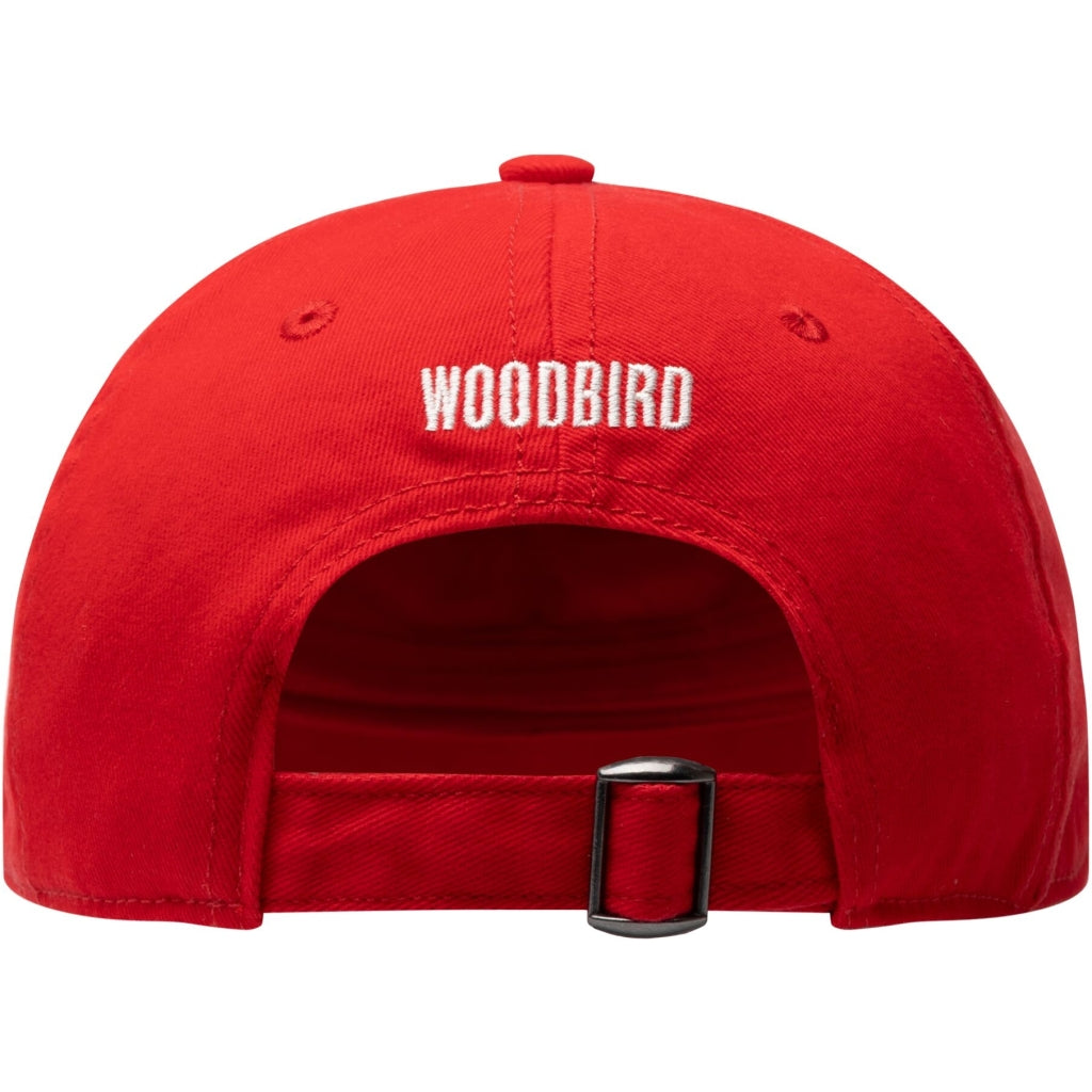 WOODBIRD - Cap bright red