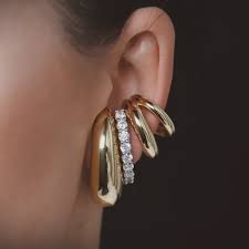 Billion Avenue - Double Kos Earcuff gold