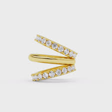 Billion Avenue - Mary Diamond Earcuff gold