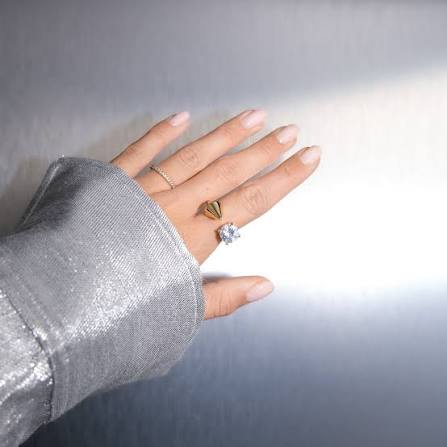 Billion Avenue - Spike Diamond Ring Silver