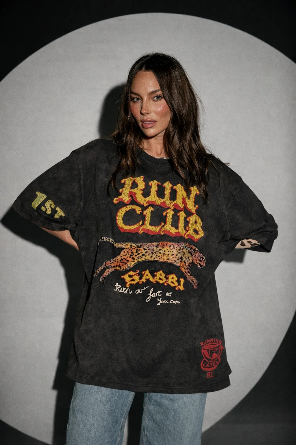SABBI - Run Club Tee Black